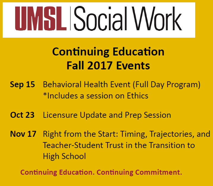 laurier university social work continuing education